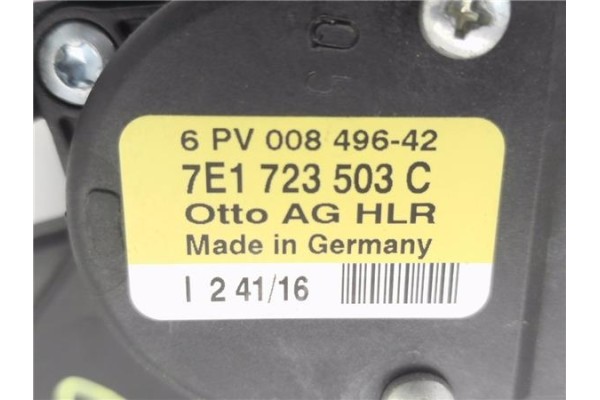 Recambio de pedal acelerador para volkswagen t6 transporter furgón/combi (sg) 2.0 kombi 4motion referencia OEM IAM 7E1723503C  