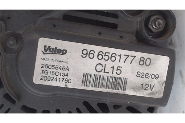 Recambio de alternador para peugeot 207 1.6 hdi referencia OEM IAM 9665617780  