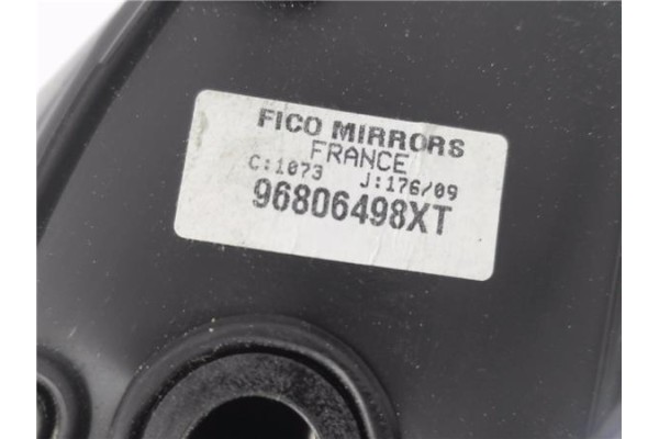 Recambio de retrovisor electrico izquierdo para peugeot 207 1.6 hdi referencia OEM IAM 96806498XT  