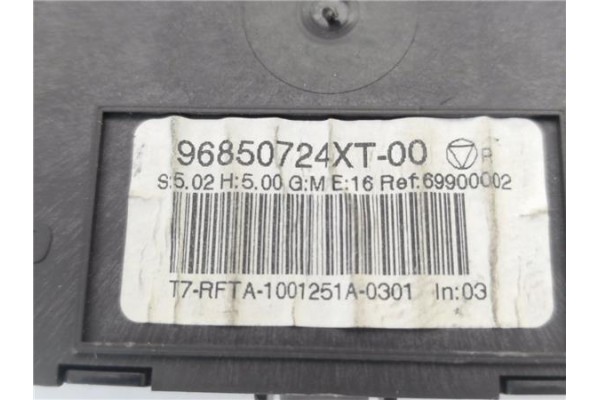 Recambio de mandos climatizador para peugeot 308 1.6 gt referencia OEM IAM 96850724XT  