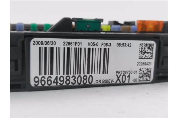 Recambio de bsi para peugeot 207 1.6 hdi referencia OEM IAM 9664983080  