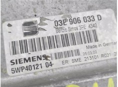 Recambio de centralita para seat ibiza (6l1) 1.2 cool referencia OEM IAM 03E906033D 5WP4012104 