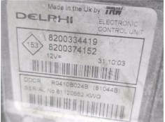 Recambio de centralita para renault scenic ii (jm) 1.5 dci (jm0f) referencia OEM IAM 8200334419 8200374152 