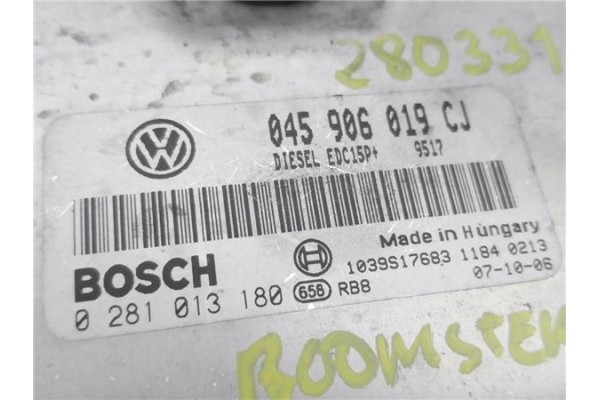 Recambio de centralita para skoda roomster (5j7) 1.4 friend referencia OEM IAM 045906019CJ 281013180 