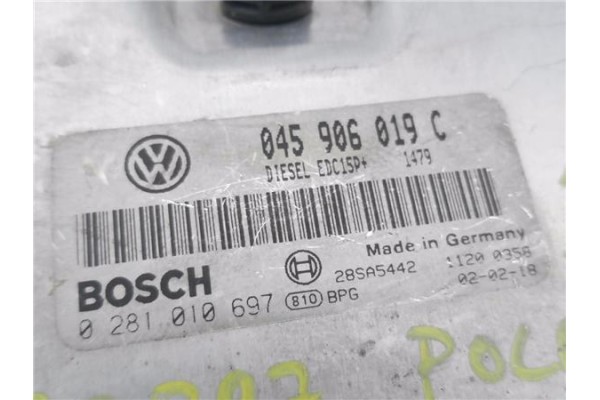 Recambio de centralita para volkswagen polo iv (9n1) 1.4 tdi referencia OEM IAM 045906019C 281010697 