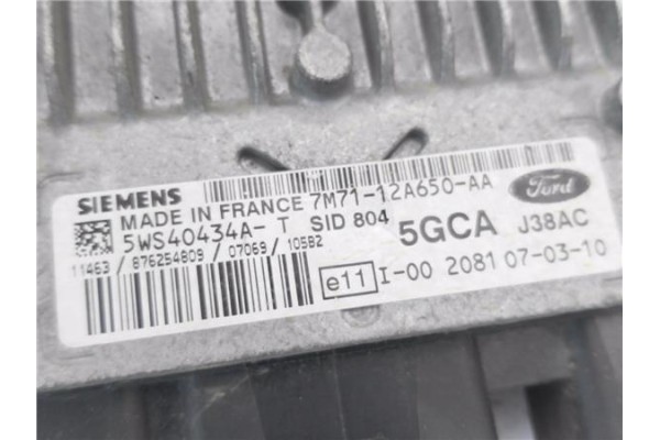 Recambio de centralita para mazda 2 (b2w) 1.4 cd referencia OEM IAM 7M7112A650AA 5WS40434A 