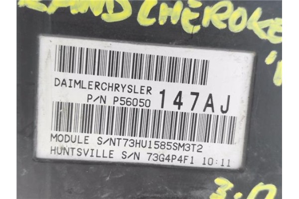 Recambio de centralita cambio automatico para jeep grand cherokee (wh) 3.0 crd overland referencia OEM IAM P560500147AJ 04692073