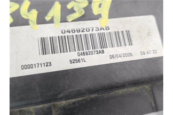 Recambio de centralita cambio automatico para jeep grand cherokee (wh) 3.0 crd overland referencia OEM IAM P560500147AJ 04692073