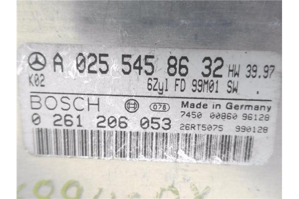 Recambio de centralita para mercedes-benz clk (bm 208) coupe 3.2 320 (208.365) referencia OEM IAM A0255458632 261206053 