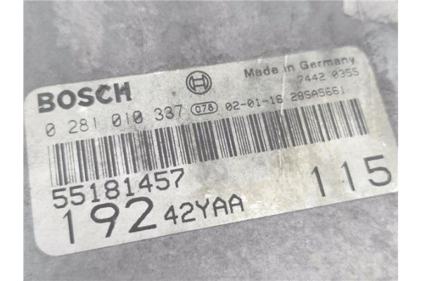 Recambio de centralita para fiat stilo (192) 1.9 jtd (192_xe1a) referencia OEM IAM 55181457 281010337 