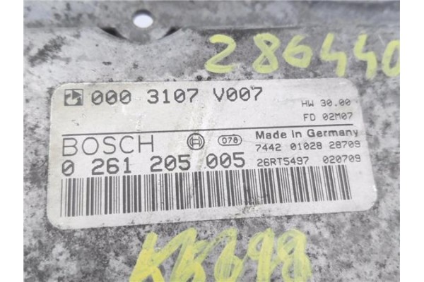 Recambio de centralita para smart cabrio 0.6 (s1ola1) referencia OEM IAM 0003107V007 261205005 