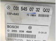 Recambio de centralita abs para mercedes-benz clase e (bm 210) berlina 2.6 240 (210.062) referencia OEM IAM 0315450732 265109498