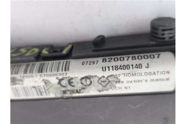 Recambio de caja fusibles/rele para renault megane ii (bm0/1_, cm0/1_) 1.5 dci referencia OEM IAM 8200780007 8200837591 