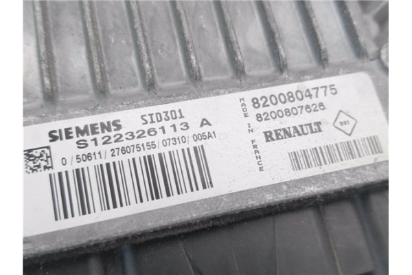 Recambio de centralita para renault megane ii (bm0/1_, cm0/1_) 1.5 dci referencia OEM IAM 8200804775 S122326113A 