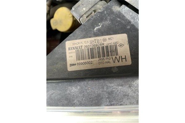 Recambio de faro delantero dcho para renault grand scénic iii (jz0/1_) 1.5 dci referencia OEM IAM 260106928R 89906002 