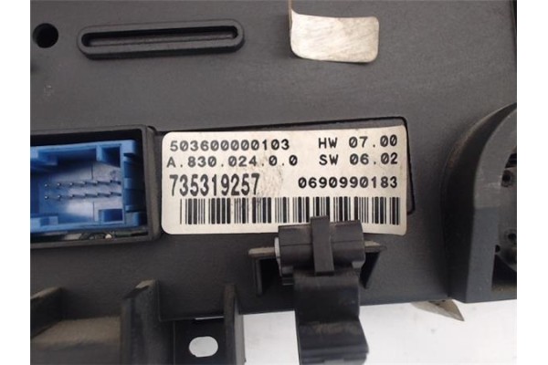Recambio de mandos climatizador para fiat stilo (192) referencia OEM IAM 735319257 0690990183 