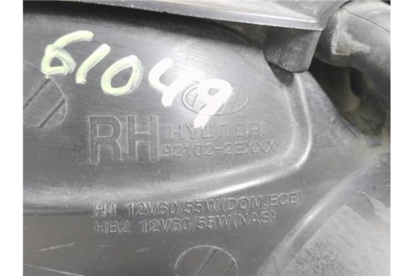 Recambio de faro delantero dcho para hyundai tucson (jm) 2.0 referencia OEM IAM 921042E020  