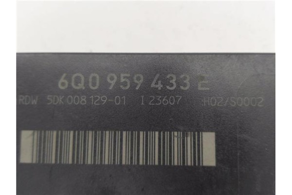Recambio de centralita para volkswagen polo iv (9n1) 1.4 16v referencia OEM IAM 6Q0959433E 5DK00812901 