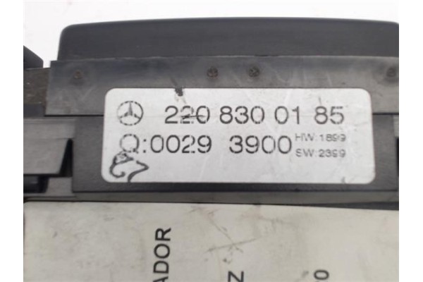 Recambio de mandos climatizador para mercedes-benz clase s (bm 220) berlina referencia OEM IAM 2208300185 Q00293900 
