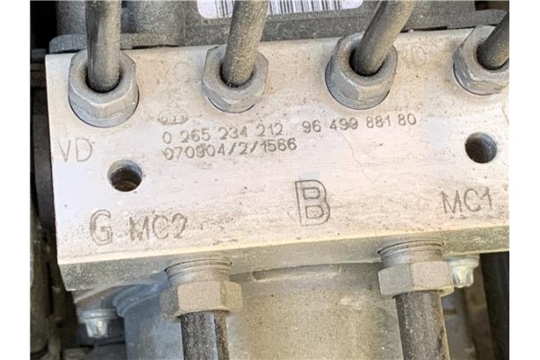 Recambio de nucleo abs para peugeot expert furgón 2.0 furgón l1h1 referencia OEM IAM 9649988180 0265234212 