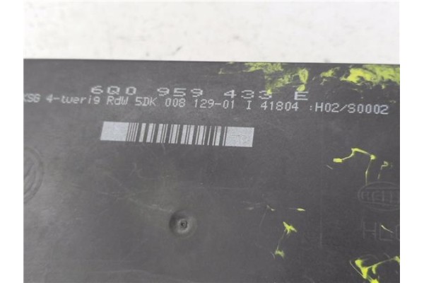 Recambio de centralita para seat ibiza (6l1) 1.9 tdi referencia OEM IAM 6Q0959433E 5DK00812901 
