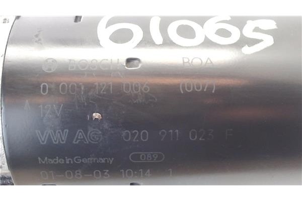 Recambio de motor arranque para audi a3 (8l) 1.6 ambiente referencia OEM IAM 0001121006 020911023F 