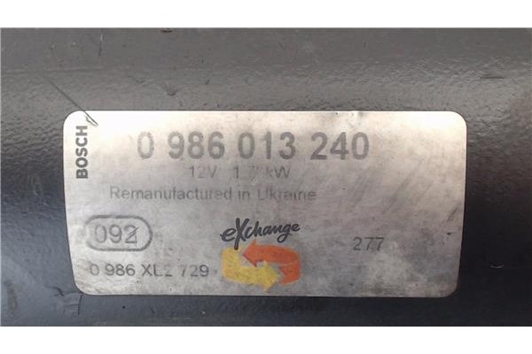 Recambio de motor arranque para suzuki vitara (se/sf/et) 1.9 td largo lujo referencia OEM IAM 0986013240  