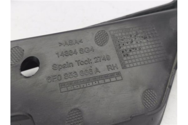 Recambio de rejilla paragolpes delantero derecha para seat ibiza (kj1) 1.0 fr referencia OEM IAM 6F0853666A 14884SG4 