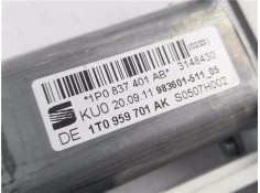 Recambio de motor elevalunas delantero izquierdo para seat leon (1p1) 1.6 tdi referencia OEM IAM 1T0959701AK 983601511 
