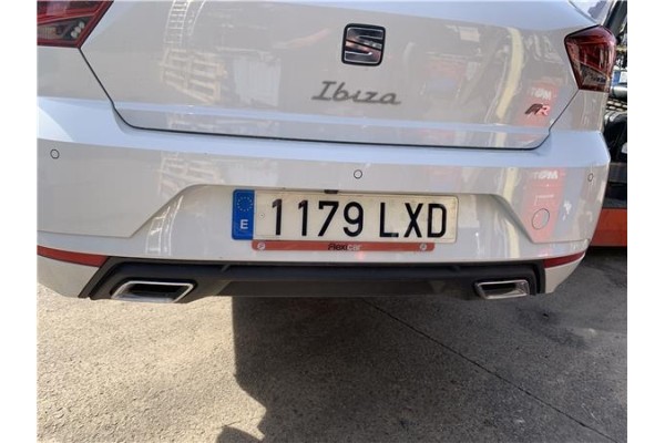 Recambio de paragolpes trasero para seat ibiza (kj1) 1.0 fr referencia OEM IAM 6F0807421H  