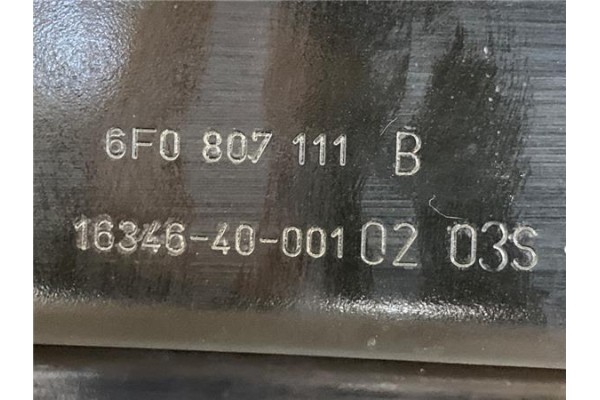 Recambio de refuerzo paragolpes para seat ibiza (kj1) 1.0 fr referencia OEM IAM 6F0807111B 1634640001 