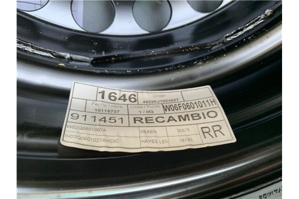 Recambio de rueda completa repuesto para seat ibiza (kj1) 1.0 fr referencia OEM IAM 2Q0601 4150242 