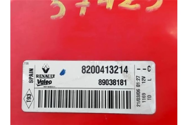 Recambio de piloto trasero izquierdo para renault megane ii (bm0/1_, cm0/1_) 1.5 dci referencia OEM IAM 8200413214 89038181 