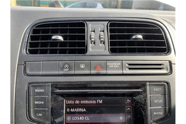 Recambio de interruptor luces emergencia para volkswagen polo v (6c1) 1.4 advance bmt referencia OEM IAM 6C0953509A  