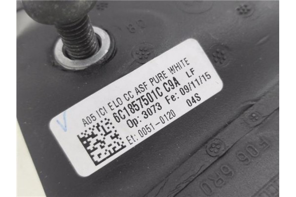 Recambio de retrovisor electrico izquierdo para volkswagen polo v (6c1) 1.4 advance bmt referencia OEM IAM 6C2857507B9B9  