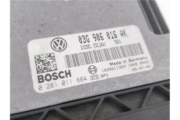 Recambio de centralita para seat leon (1p1) 1.9 tdi referencia OEM IAM 03G906016AK 281011884 