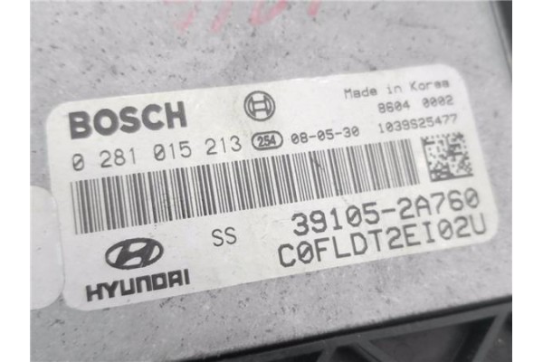 Recambio de centralita para hyundai i30 (fd) 1.6 crdi referencia OEM IAM 391052A760 281015213 