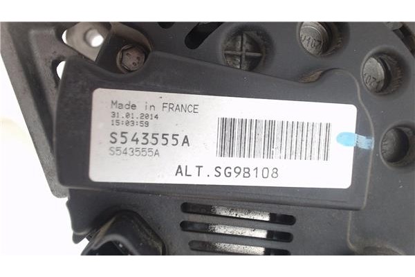Recambio de alternador para renault laguna ii (bg0) 2.0 16v (bg00, bg0k, bg0p, bg0w) referencia OEM IAM S543555A SG9B108 