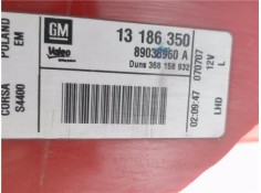 Recambio de piloto trasero izquierdo para opel corsa c 1.3 blue line referencia OEM IAM 13186350 89038960A 