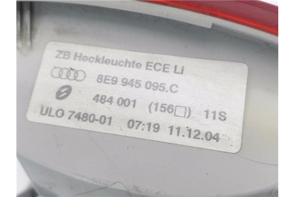 Recambio de piloto trasero izquierdo para audi a4 avant (8e) 1.9 tdi referencia OEM IAM 8E9945095C  