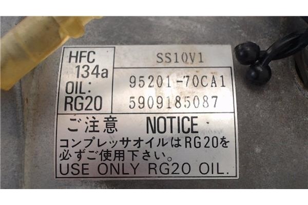 Recambio de compresor aire acond. para suzuki vitara (se/sf/et) 2.0 v6 largo superlujo referencia OEM IAM 9520170CA1 5909185087 