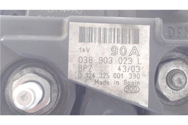 Recambio de alternador para seat ibiza (6l1) 1.9 tdi referencia OEM IAM 038903023L  