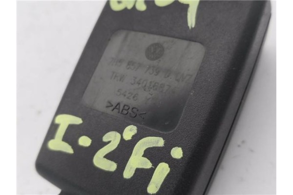 Recambio de anclaje cinturon trasero izquierdo para volkswagen t6 transporter furgón/combi (sg) 2.0 kombi 4motion referencia OEM