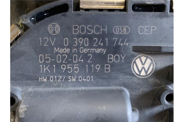 Recambio de motor limpiaparabrisas delantero para volkswagen golf v (1k1) 1.9 tdi referencia OEM IAM 1k1955119B 390241744 