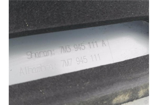 Recambio de piloto porton trasero izquierdo para seat alhambra (7v9) 1.9 reference referencia OEM IAM 7M3945111A 7M7945111 