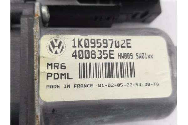 Recambio de motor elevalunas delantero derecho para volkswagen golf v (1k1) 1.9 tdi referencia OEM IAM 1K0959702E 1K0959792C 