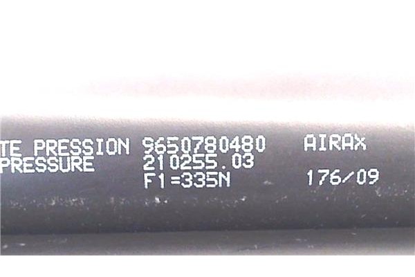 Recambio de amortiguador porton para peugeot 207 1.6 hdi referencia OEM IAM 9650780480  