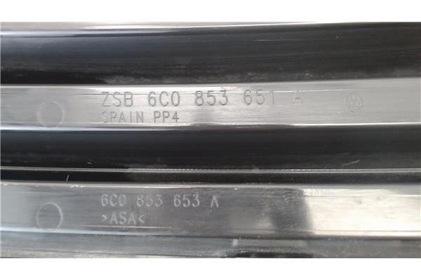 Recambio de rejilla capo para volkswagen polo v (6c1) 1.4 advance bmt referencia OEM IAM 6C0853651A 6C0853653A 