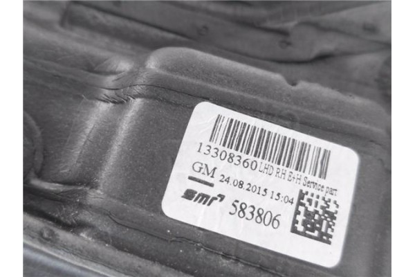 Recambio de retrovisor electrico derecho para opel astra j 1.7 cdti referencia OEM IAM 13308360  