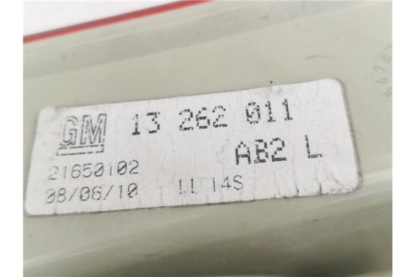 Recambio de piloto trasero izquierdo para opel astra j 1.7 cdti referencia OEM IAM 13262011  